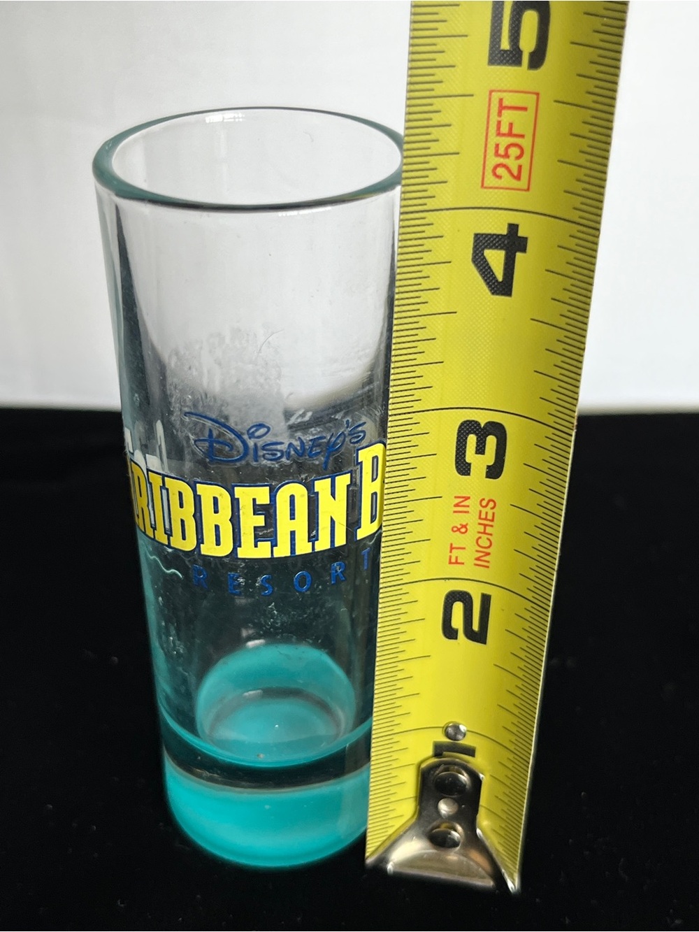 Disney CARIBBEAN BEACH Resort Toothpick Shot Glass Tall - Picture 6 of 6